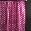 lovemyfabric Cotton Polka Dot Print Curtain Panel 58" Wide Home Decor/Window Treatment/Photography Backdrop/Photo-Booth Backdrop Fuchsia on White (96" Tall) view 3