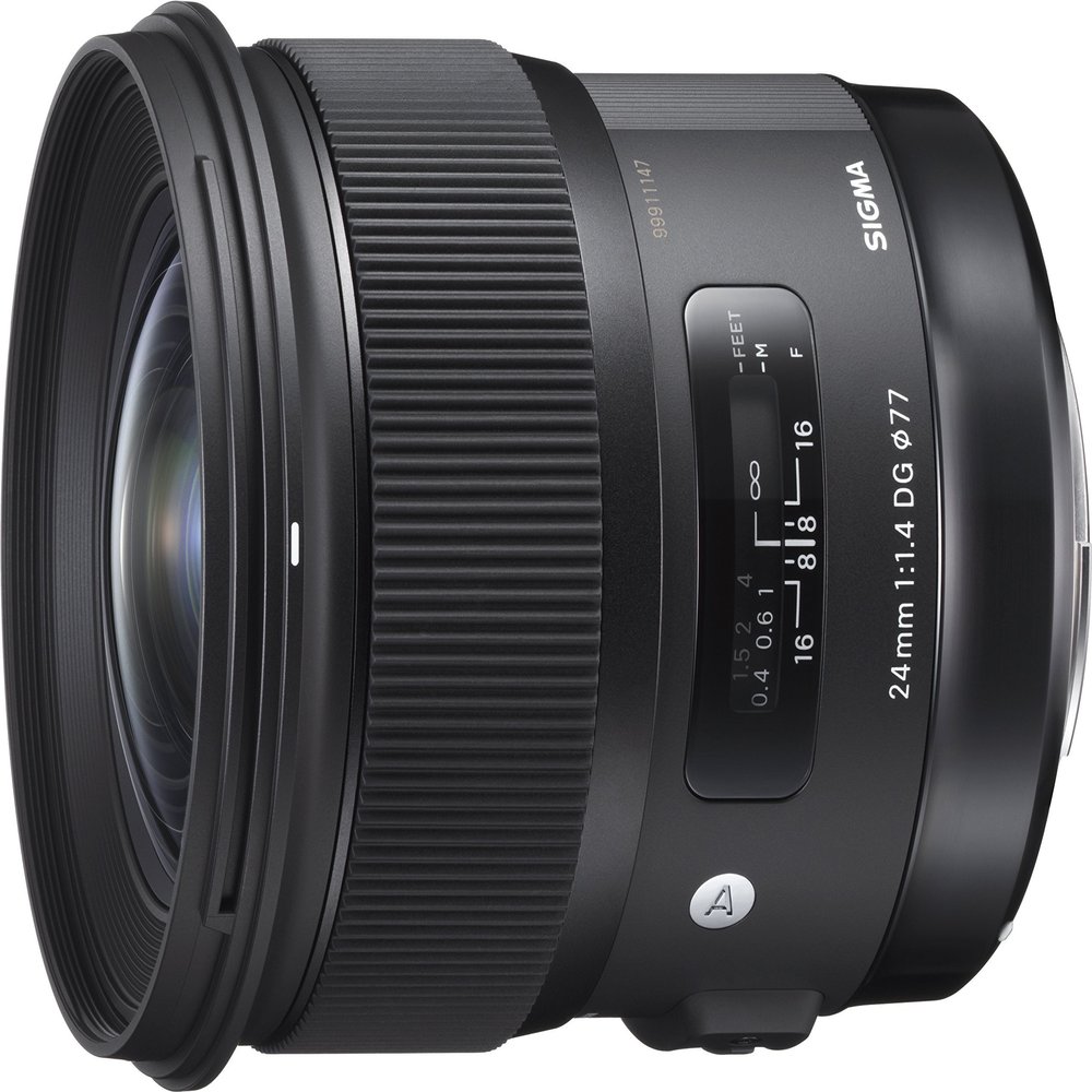 Sigma 24mm f/1.4 DG HSM Art Lens for Nikon F (Renewed)