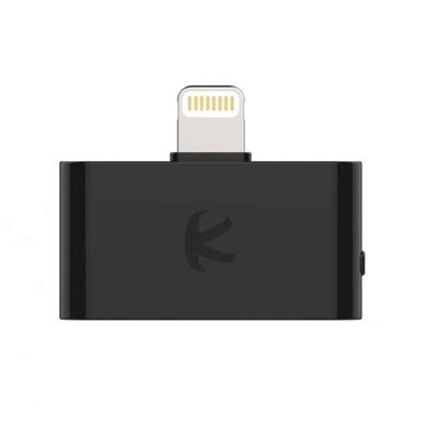 KOKKIA i10L (Black) : Digital Bluetooth Splitter Transmitter for iPhone, iPad, iPod Touch with Lightning Connector. Works Well Streaming to 2 Sets Apple AirPods (or 1 Set AirPods, 1 Set Bose Headset)