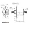 Taidacent 6 Wire & 12 Wire 2A to 30A Slip Ring Collector Rotary Electrical Contact Joint Connector view 2