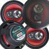 2 Pairs of Audiobank 6.5" 400 Watt 3-Way Red Car Audio Stereo Coaxial Speakers - AB1670 (4 Speakers) view 1