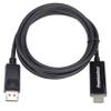 PremiumCord DisplayPort to HDMI M/M 3 m, DP to HDMI 1.3, up to 2.25 Gbps, Compatible with Video Full HD 1080p 60Hz, Black view 1