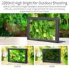 FEELWORLD FW279 7 Inch Ultra Bright 2200nit Daylight Viewable Full HD 1920x1200 IPS Panel DSLR On Camera Field Monitor 4K HDMI Input/Output Video Assist Peaking Focus view 2