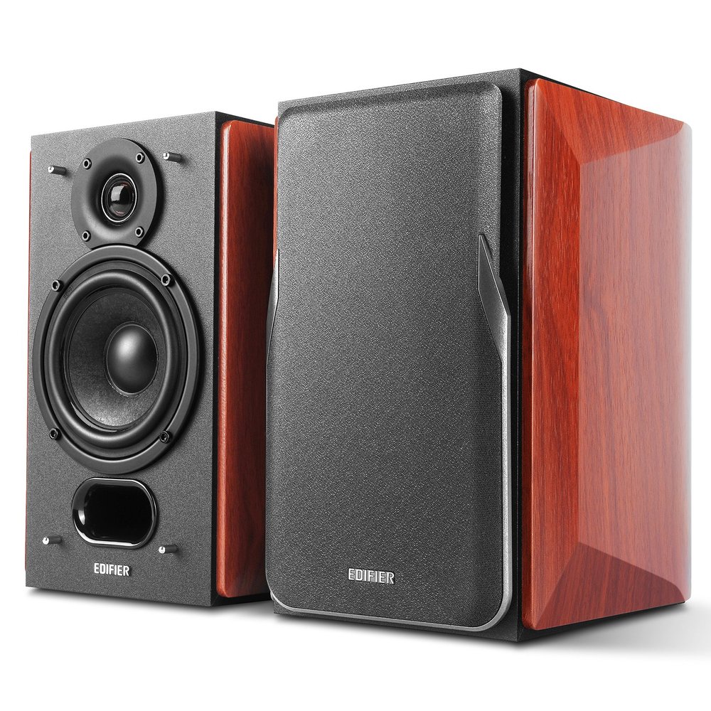 Edifier P17 Passive Shelf Speakers Pair of 2-Way Speakers with Built-in Wall Mount, Perfect for 5.1, 7.1 or 11.1 Sides/Rear Surround Setup, Requires Amplifier or Receiver for Operation