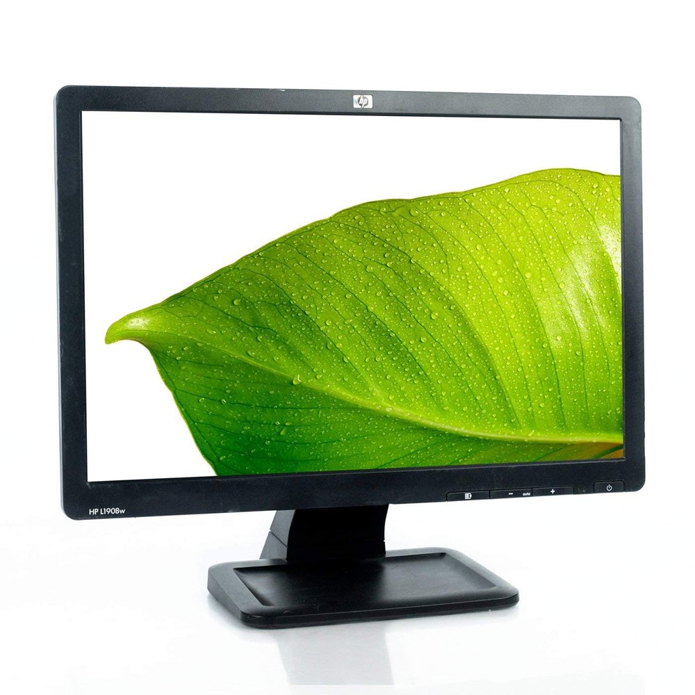 HP LE1901w Black 19in Screen 1440 x 900 Resolution Renewed LCD Flat Panel Monitor (Renewed)