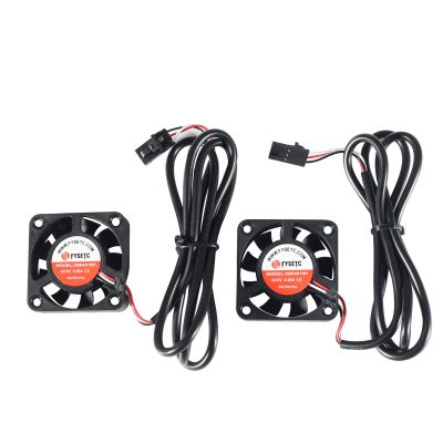 FYSETC Prusai3 MK3S+ Hotend Part Upgraded Dual-Ball Cool Blower Fan 4010 40x40x10mm DC 5V 0.2A Hot End Cooler Radiator for 3D Printer PrusaMK3 MK3S DIY Accessories -Pack of 2