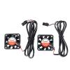 FYSETC Prusai3 MK3S+ Hotend Part Upgraded Dual-Ball Cool Blower Fan 4010 40x40x10mm DC 5V 0.2A Hot End Cooler Radiator for 3D Printer PrusaMK3 MK3S DIY Accessories -Pack of 2 view 1