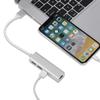 3 USB Port Hub with RJ45 LAN Adapter Laptop Ethernet Dock Network Extender for MacBook Air Pro/Surface Book/Dell XPS/Asus/Lenovo/HP (USB 2.0 Alloy-Silver) view 1