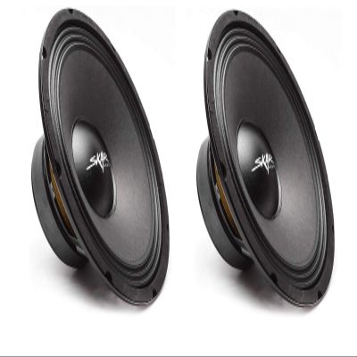 (2) Skar Audio FSX10-4 400-Watt 10-Inch 4 Ohm MID-Range Loudspeakers - 2 Speakers, (2) FSX10-4