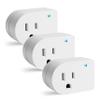 Single Surge Protector Plug, Grounded Outlet Wall Tap Adapter with Indicator Light, 1 Outlet,245J/125V, ETL, White, 3Pack view 1