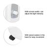 Salmue LED Magnifying Floor Stand Lamp, 3X Diopter Magnifying Lens Adjustable Height Bracket Cold Light Lamp & 5 Wheels Stable Base for Beauty Tattoo Microblading Makeup Reading Task Craf view 4