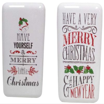 CHRISTMAS SIGNS ENAMEL