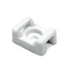 Hellermann Tyton, CTM110M4, Cable Tie Anchor Mount.58" x .37".19" Hole Dia.2" Max Tie Width, PA66, White, 100/pkg view 1