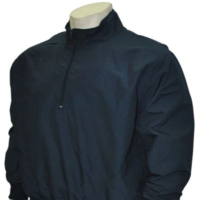 Smitty | BBS-321 | All Navy | Major League Style | Baseball Softball Water Resistant Microfiber Shell Pullover Umpire Jacket | Umpire's Choice! (3XL)