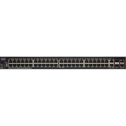 Cisco SG350X-48MP 48-Port Gigabit PoE Stackable Managed Switch (Certified Refurbished)