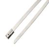 100-500pc 5"-26" Stainless Steel Metal Cable Ties 200-350LB Cable Zip Tie, UV Resistant, Low Profile (500, 5" 200lb) view 1