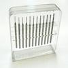 Jewelers BURS Twist Drills 3/32" Shank FIG77 JEWELERY Drill Set 12pc 005-016mm view 2