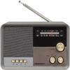 Crosley CR3036D-CL Tribute Vintage AM/FM Bluetooth Radio, Charcoal view 1