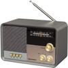 Crosley CR3036D-CL Tribute Vintage AM/FM Bluetooth Radio, Charcoal view 2
