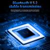 blueear Helmet Headphones Motorcycle Bluetooth Headsets Outdoor Waterproof Sports Headphone Loud Premium Bass Sound Auto Phone Answering ENC Noise Cancelling Clear Calls 60 Hours Playtime view 2