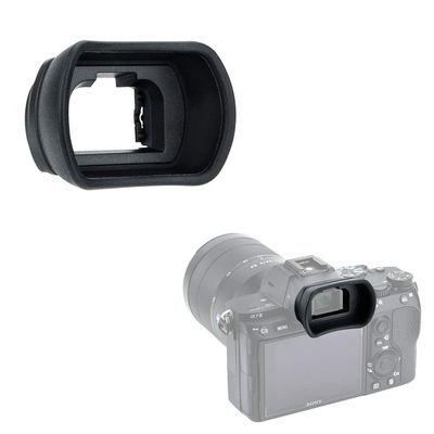 Kiwifotos Soft Long FDA-EP18 Viewfinder Eyecup Eyepiece for Sony A7 A7II A7III A7R A7RII A7RIII A7RIV A7S A7SII A9 Camera for Sony A7 III A7 II A7 A7R IV A7R III A7R II A7R A7S II A7S A9 Camera