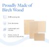 6 mm Baltic Birch Plywood 1/4 x 18 x 24 Inch, Box of 4 B/BB Grade Craft Wood, Stronger Than Basswood Sheets, for Laser, CNC Cutting and Wood Burning, by Woodpeckers view 4