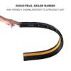 F COME 5 Pack Rubber Cable Ramp Hose Cable Protector Ramp 1 Channel 11000Lbs Load Capacity Traffic Speed Bump Wires Power Lines Extension Cord Cover for Indoor Outdoor view 4