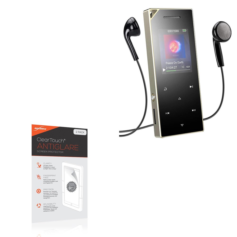 BoxWave Screen Protector Compatible with AGPtek A05ST - ClearTouch Anti-Glare (2-Pack), Anti-Fingerprint Matte Film Skin