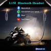 QSPORTPEAK L1M Motorcycle Helmet Bluetooth Headset Earphone Headphone Waterproof Intercom Interphone Built-in Mic, Motorcycle Riding Communication Equipment view 2