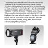 GODOX S-R2 Round Head Accessories Adapter for Godox AD200 AD200 Pro II, Godox V860III, V850II, TT685II, TT600, TT520II, TT520III, Combination with AK-R1 to Achieve Creative Lighting Effects view 3