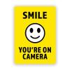 2-Pack Smile You're on Camera Vinyl Decal Sticker | 5-Inch by 7-Inch | Highly Visible | Premium Quality Vinyl Decal | Laminated with UV Protective Laminate | PD2743 view 1