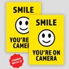 2-Pack Smile You're on Camera Vinyl Decal Sticker | 5-Inch by 7-Inch | Highly Visible | Premium Quality Vinyl Decal | Laminated with UV Protective Laminate | PD2743 view 4
