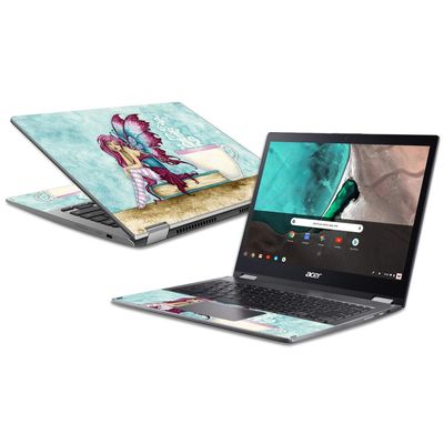 MightySkins Skin Compatible with Acer Chromebook Spin 13 (2018) - Sunday Morning | Protective, Durable, and Unique Vinyl Decal wrap Cover | Easy to Apply, Remove, and Change Styles | Made in The USA