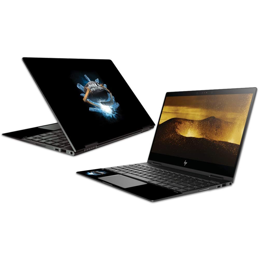 MightySkins Skin Compatible with HP Envy x360 Convertible 13" (2018) - Hockey Monster | Protective, Durable, and Unique Vinyl Decal wrap Cover | Easy to Apply, Remove | Made in The USA