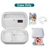 Canboc Hard Case for HP Sprocket 2x3 Instant Smartphone Photo Printer (Luna Pearl Case), Mesh Pocket fits Zink Photo Paper, Cable, Grey (Case Only) view 2