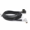 HangTon Braided Power Cable for RED Scarlet Epic DSMC2 Komodo-X V-Raptor, DJI Ronin 4D Camera V-Mount D-tap Right Angle Female 6 Pin 1M view 1