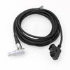 HangTon Braided Power Cable for RED Scarlet Epic DSMC2 Komodo-X V-Raptor, DJI Ronin 4D Camera V-Mount D-tap Right Angle Female 6 Pin 1M view 3