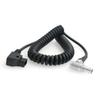 HangTon Coiled Power Cable for RED Komodo-X V-Raptor Scarlet Epic DSMC2, DJI Ronin 4D Camera D-tap Right Angle Female 6 Pin view 2