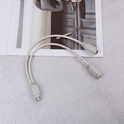 1pc Ps2 Male to Female Extension Cable Y Splitter Connector for Keyboard Mouse Connectors