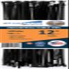 100 Pack Cable Zip Ties Heavy Duty"Made in the USA" 12 inch, Black (Made in the USA will not Break or Snap) view 1