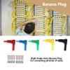 10pcs P3014 4mm Banana Plug Safety Seal Shrouded 90 Degree Right Angle Banana Plug DIY Self-Assembly Solder Type view 2