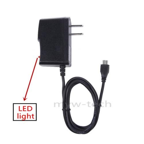 2A AC/DC Wall Charger Power Supply Adapter for ClickN Kids CK07T 7" Tablet PC