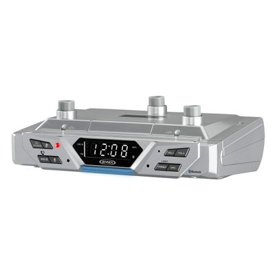 Jensen Under Cabinet Bluetooth Music System with Alexa Far-Field and Tap to Talk