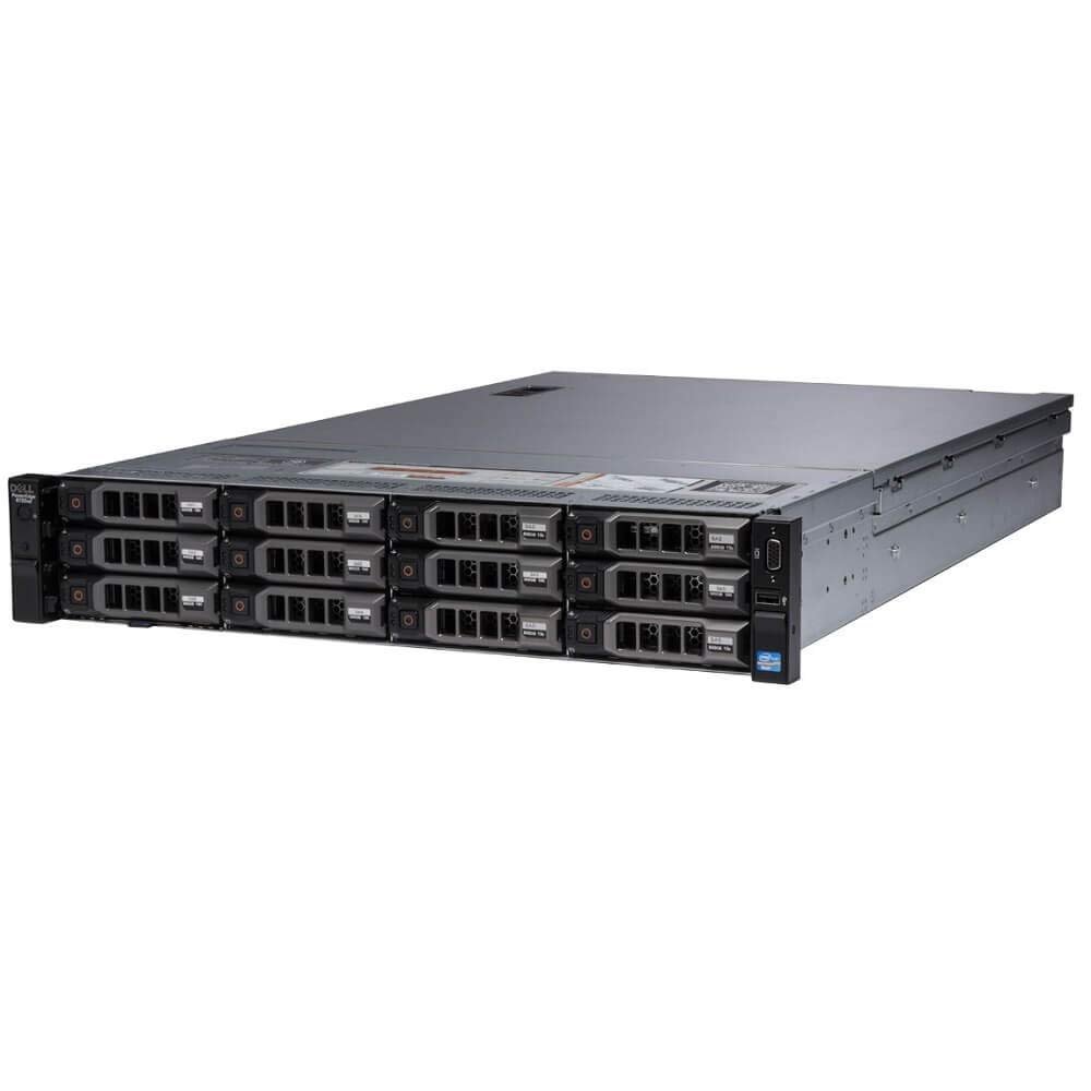 Dell PowerEdge R730XD 12 x 3.5 Hot Plug 2X E5-2609 V3 Six Core 1.9Ghz 192GB 12x 600GB H330 (Renewed)