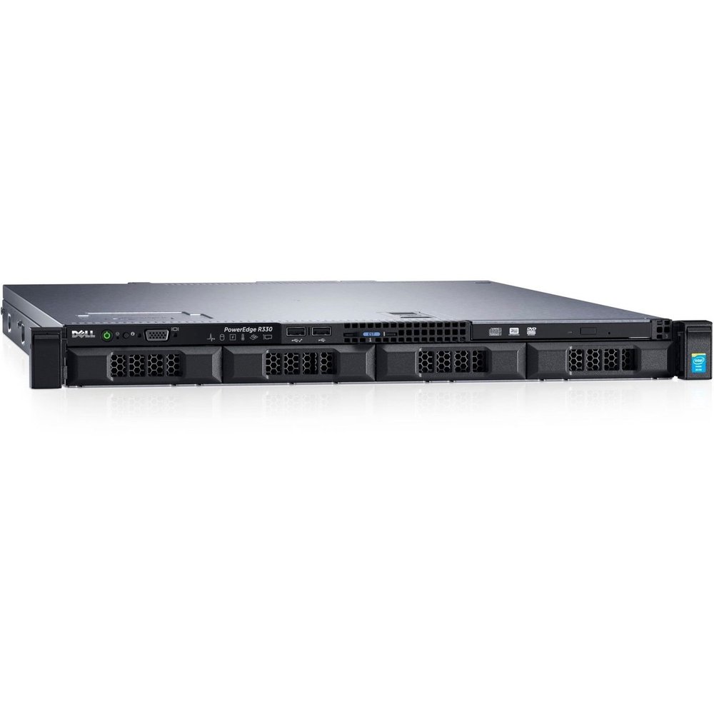 Dell PowerEdge R330 4 x 3.5 Hot Plug E3-1220v5 Quad Core 3Ghz 32GB 4X 2TB SAS H730 2X 350W (Renewed)