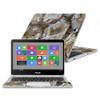 MightySkins Skin Compatible with Asus Chromebook Flip C302CA 12.5" (2016) - Brown Marble | Protective, Durable, and Unique Vinyl Decal wrap Cover | Easy to Apply, Remove | Made in The USA view 1
