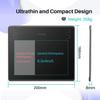 Drawing Tablet HUION HS64 Beginner Graphics OSU Tablet with Battery-Free Stylus 8192 Pressure Sensitive for Digital Art, Painting & Design, Compatible with Windows, Mac, Android & Linux Black view 3