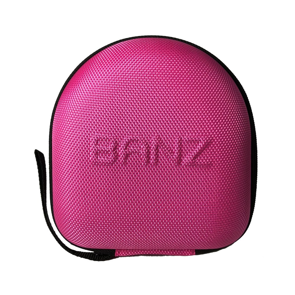 BANZ Kids Earmuffs CASE (NOT Baby Size) - Protective Premium Hard EVA Case - Holds Kids Size Headphones Protect Children Hearing Earmuffs Travel Case - Azalea