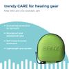 Banz Kidz Earmuff Case 2+ Years Lime - Travel Case for Kids & Toddler Headphone Protection Lightweight, Compact & Durable Earmuff Container view 3