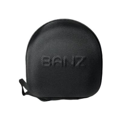 BANZ Kids Earmuffs CASE (NOT Baby Size) - Protective Premium Hard EVA Case - Holds Kids Size Headphones Protect Children Hearing Earmuffs Travel Case - Onyx